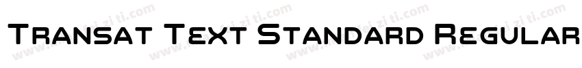 Transat Text Standard Regular字体转换